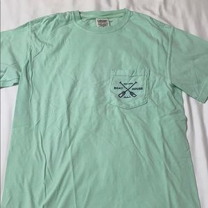 boathouse paddle club in watercolor, fl tshirt